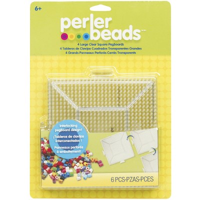 Perler Super Pegboard 1/pkg-rectangle Clear : Target