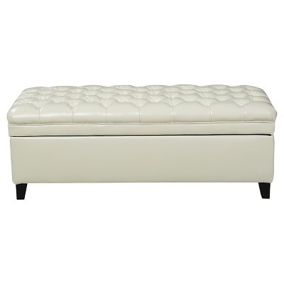target leather storage ottoman