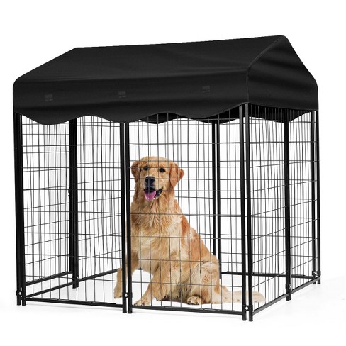 Gotgelif Outdoor 4ft X 4.2ft X 4.5ft Dog Kennel With Weather resistant Cover For Beloved Pup Target