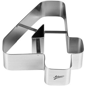 Ateco Extra Large Number Cake Cookie Cutter - 1 of 3