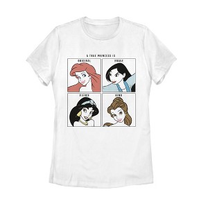 Women's Disney Princesses True Qualities T-Shirt - 1 of 4