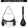 CLUCI Shoulder Bag,Purses for Women Dumpling Small Hobo Bags Vegan Leather Ladies Clutch with Adjustable Strap - 3 of 3