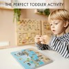 Fun Sticker Book for Toddlers 2-4 – 500+ Stickers & 12 Reusable Themes – Entertaining Kids 4-8 While Traveling – Includes Coloring Pages - 3 of 4