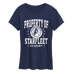 Women's - Star Trek - Property of Starfleet Short Sleeve Graphic T-Shirt - 1 of 4