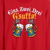 Men's - Instant Message - Eins Zwei Drei Gsuffa Oktoberfest Long Sleeve Graphic T-Shirt - 2 of 4