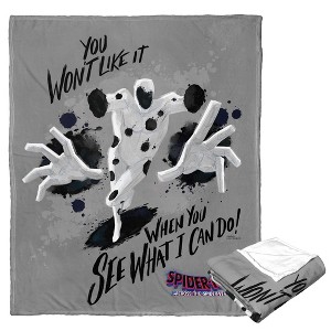 Marvel Spider-Man Across The Spiderverse See What I Can Do Silk Touch Throw Blanket 50x60 Inches - 1 of 4