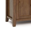 54" Solid Wood Transitional TV Media Stand with Two Side Doors, Adjustable Shelves and Cord Management for Living Room and Bedroom - 4 of 4