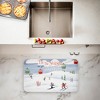 Stupell Industries Tis The Season Ski Slopes Printed Anti-Fatigue Floor Mat, design by Caverly Smith, 30"x18" - 2 of 4