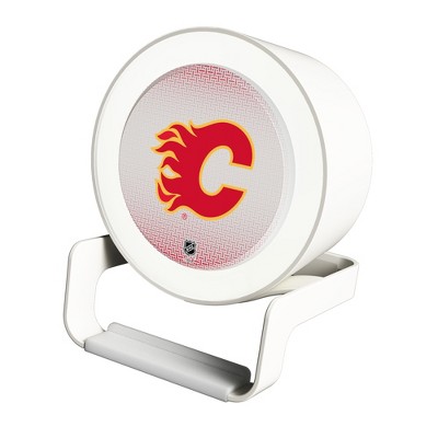 Keyscaper Calgary Flames Linen Night Light Charger and Bluetooth Speaker