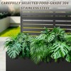 TUYOHW Metal Planter Box with Trellis, Metal Raised Garden Bed with Trellis, Garden Box for Climbing Plants, Flower - 4 of 4