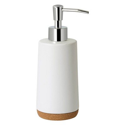 Beringer Lotion Pump White - Allure Home Creations: Ceramic & Plastic Hand Wash Dispenser, 10.65oz