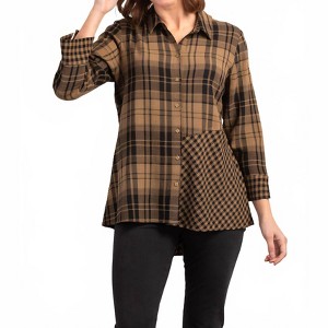 Women's Habitat Shaped Shirt Plaid - habitat - 1 of 3