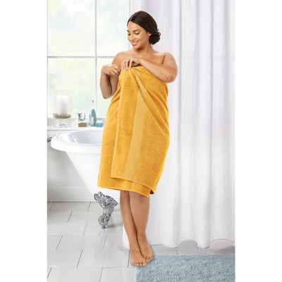 BrylaneHome BH Studio Oversized Towel Bath Sheet - Gold