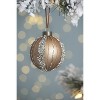 Gulches Set of 4 Dazzling 4.7-Inch Glass Christmas Ball Ornaments - Elegant Decorative Hanging Accents for Holiday Tree and Festive Decor - 4 of 4