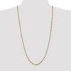 Black Bow Jewelry 3.25mm, 14k Yellow Gold, Solid Byzantine Chain Necklace - 2 of 4