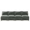 Christopher Knight Home Moloney Modular Sectional Sofa with Double Layer Seat Cushions and Storage - 4 of 4