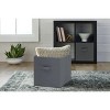 Racxily 6 Pack Collapsible Cube Fabric Storage Bins with handle, 10.5" x 10.5" Storage Containers for Organizing Storage Box - 2 of 4