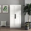NicBex 62.99" Kitchen Buffet Cabinet with Storage Freestanding Cupboards Sideboard with Doors and Shelves for bedroom Kitchen, Living Room - 3 of 4
