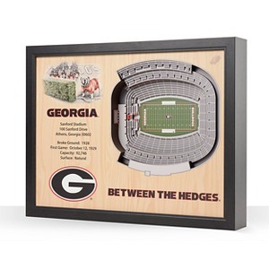NCAA Georgia Bulldogs 25-Layer StadiumViews 3D Wall Art - 1 of 4