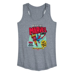 Women's - Marvel - Heroes Spider-Man Iron Man Graphic Racerback Tank - 1 of 4