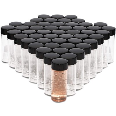 12 Pack Glass Container Cork Lids Craft Jars Reusable Vial Storage Party Favors