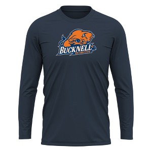 Bucknell University Adult Sport Long Sleeve Shirt Primary Logo, Black - 1 of 4