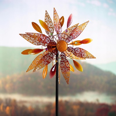 Wind Spinner, Fligree Leaves