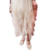 Women's Anna Lined Tiered Mesh Skirt - Origami - 2 of 3