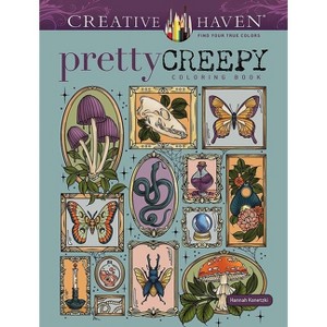 Creative Haven Pretty Creepy Coloring Book - (Adult Coloring Books: Holidays & Celebrations) by  Hannah Konetzki (Paperback) - 1 of 1
