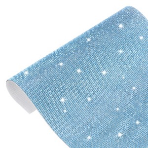 Unique Bargains Crystal Rhinestone Sheet Self Adhesive DIY Crafts Crystal Sticker 1 Pc - 1 of 4
