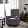 28'' Single sofa reclining chair lazy sofa tatami balcony reclining sofa adjustable chair - 4 of 4