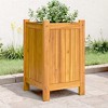 vidaXL Garden Planter Natural wood Solid acacia wood - 2 of 4