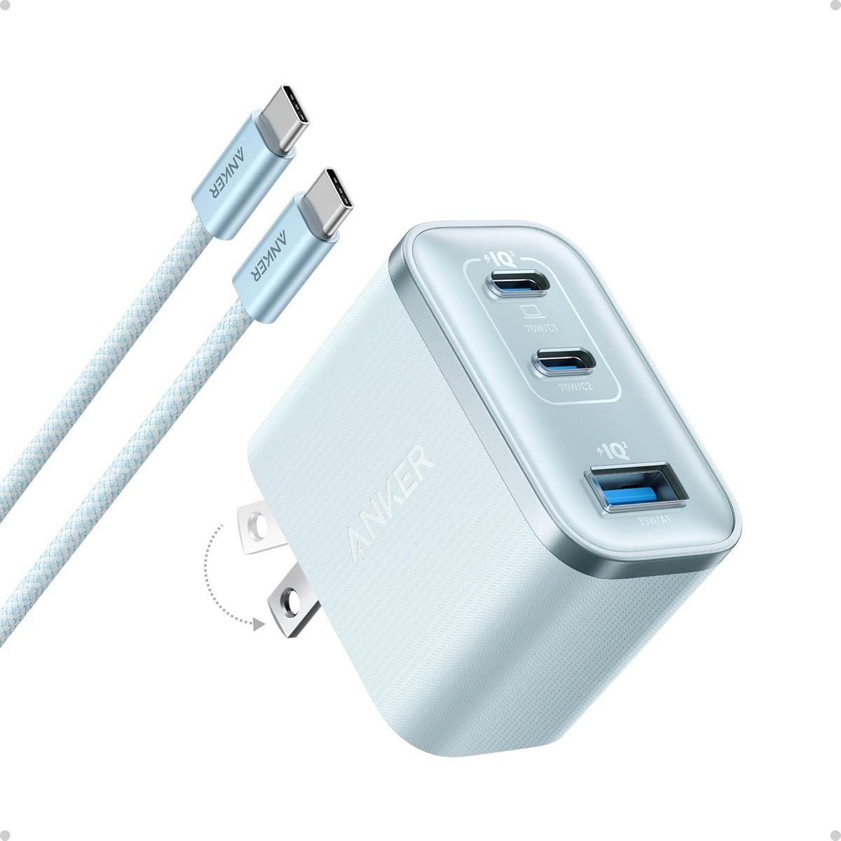 Anker Nano Charger, Ultra-Fast 70W Output 3-Port - thumbnail 7