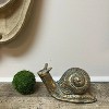 Slickblue Gold Cast Iron Snail Figurine, Decorative Accent, Rustic Table or Shelf Decor, 6.7"x2.95"x4" - 3 of 4