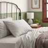 250 Thread Count Organic Percale Sheet Set - Threshold™ - 2 of 4