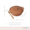 Twine Ceramic Brie Baker with Wood Spreader, Brie Baking Tools with Lid Bakeware Sets, Terra Cotta Ceramic, Kitchen Set of 1 - 3 of 4