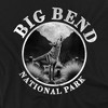 Men's Big Bend National Park Coyote In The Moonlight  Dark Crewneck Sweatshirt - 2 of 4
