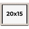 PosterPalooza | Minimalist Shadow Box Silver Picture Frame - UV Acrylic, Backing Board, Hanging Hardware - 2 of 4