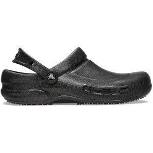 Crocs Adult Bistro Graphic Clogs Slip Resistant Work Shoes, Black