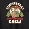 Boys' - Disney - Mickey and Minnie Gingerbread Construction Crew Christmas Graphic Long Sleeve Fleece Sweatshirt - 2 of 4