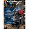 Welding Cart, Heavy Duty Welder Cart with 360° Swivel Wheels, Tank Storage Safety Chains, Rolling MIG Welder Cart for TIG, ARC, MMA - 2 of 4
