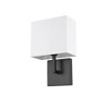 Z-Lite Saxon 1 - Light Wall Light in  Matte Black - 3 of 4