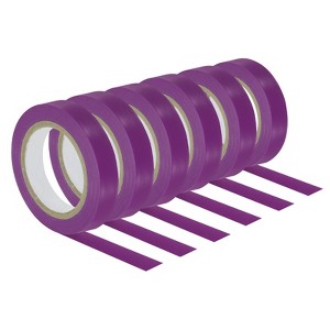 Unique Bargains PVC Tennis Badminton Racket Grip Finishing Tapes 6 Pcs - 1 of 4