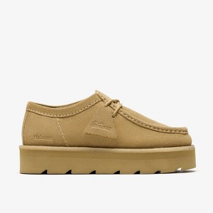 Clarks Originals Womens Meare Walla Maple Suede Shoes 8.5 Medium