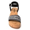 Minnetonka Women's Patrice Ankle Strap Wedge Sandals - 3 of 4