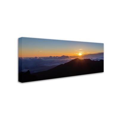 Trademark Fine Art -Pierre Leclerc 'Haleakala Sunrise Maui' Canvas Art