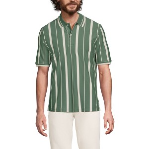 Lands' End Men's Short Sleeve Comfort-First Mesh Polo Shirt - 1 of 3
