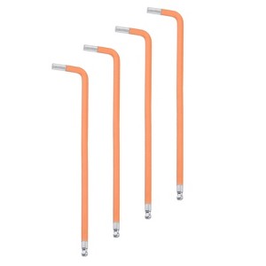 Unique Bargains Home Repair L-Shape Long Arm Ball End Hex Key Wrench 4 Pcs - 1 of 4