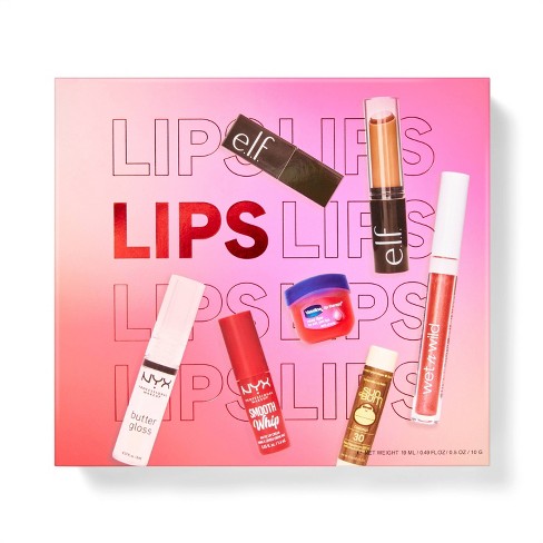 Lip Cosmetics Gift Set - 7ct : Target