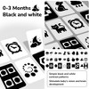 QUOKKA 60 High Contrast Baby Flash Cards 36 Months - Black & White Toddler Flashcards 36 Months in a Bag - Learning Visual Stimulation Pictures - 3 of 4